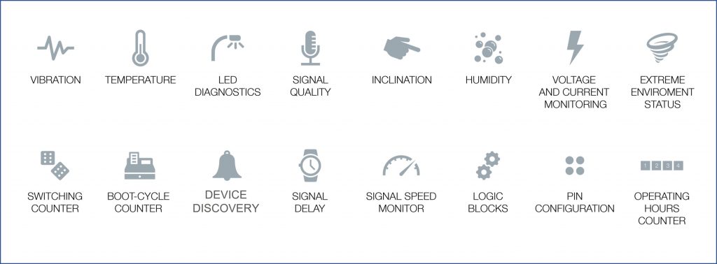 smart sensor features for condition monitoring